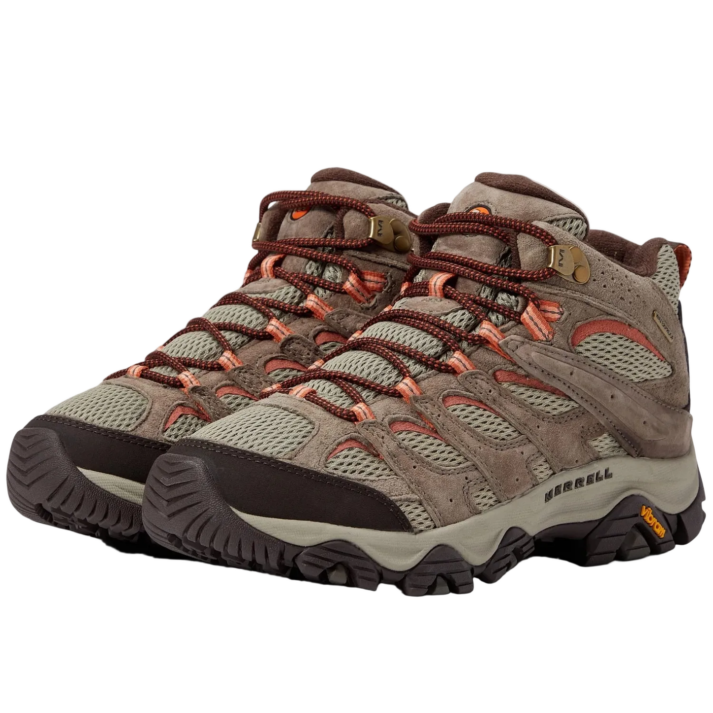 Merrell Women's Moab 3 Mid Waterproof Hiking Boots, Bungee Cord - Ndoros