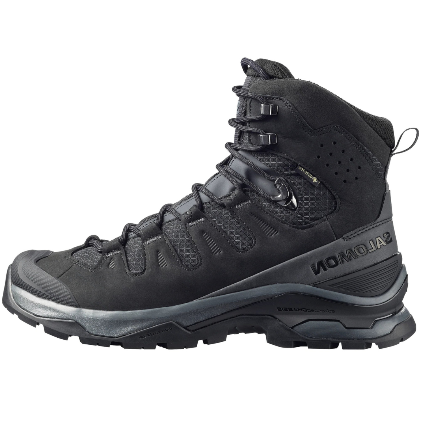 Salomon Men's Quest 5 GTX Hiking Shoe, Asphalt/Black