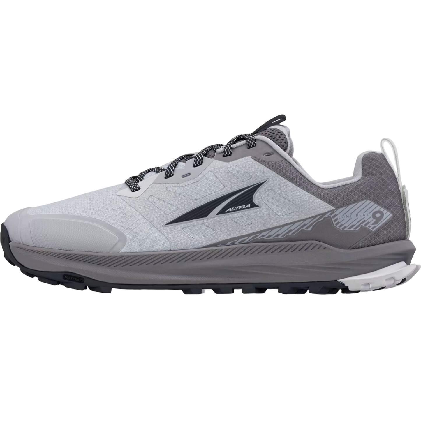 Altra Lone Peak 9 Grey Trail Running Shoes For Men