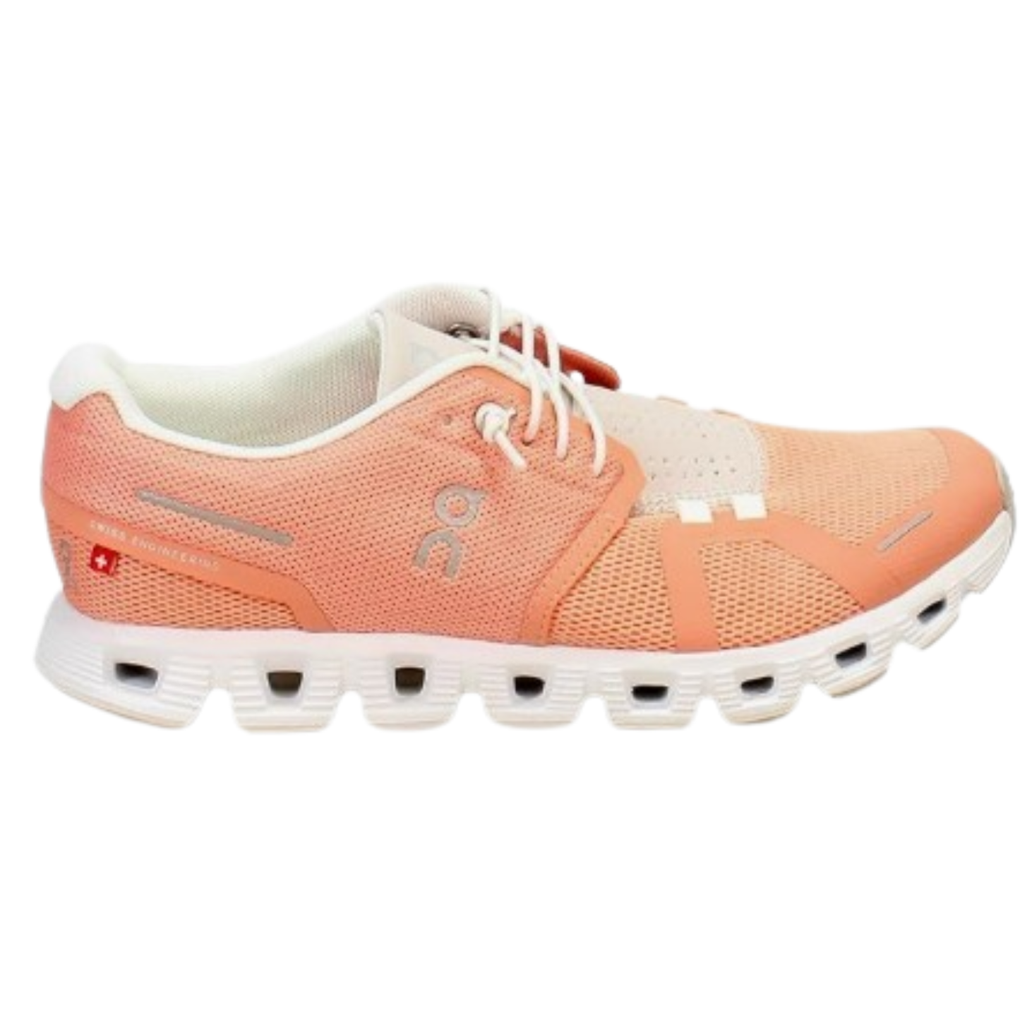 On Cloud Women's Cloud 5 Running Shoes, Flamingo / Pearl - Ndoros