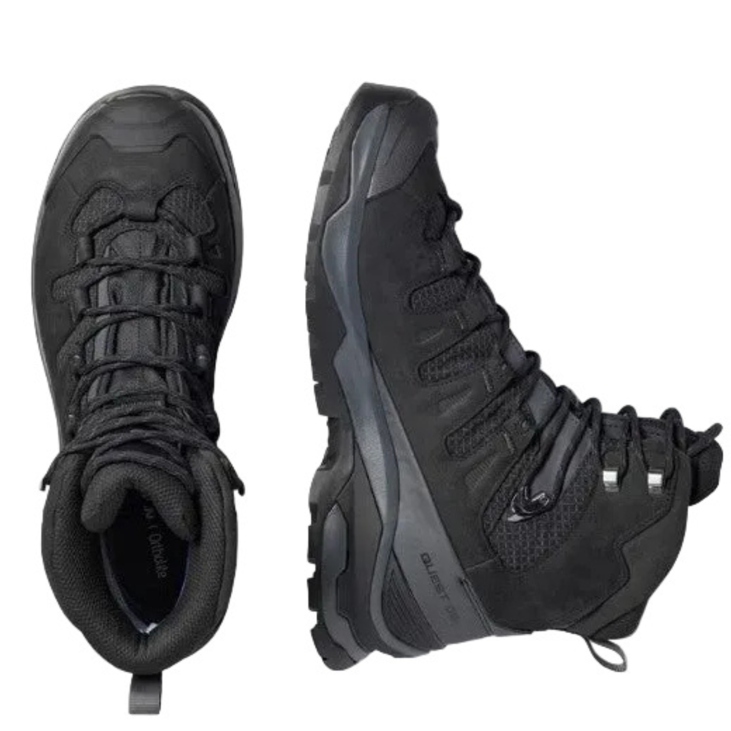 Salomon Men's Quest 5 GTX Hiking Shoe, Asphalt/Black