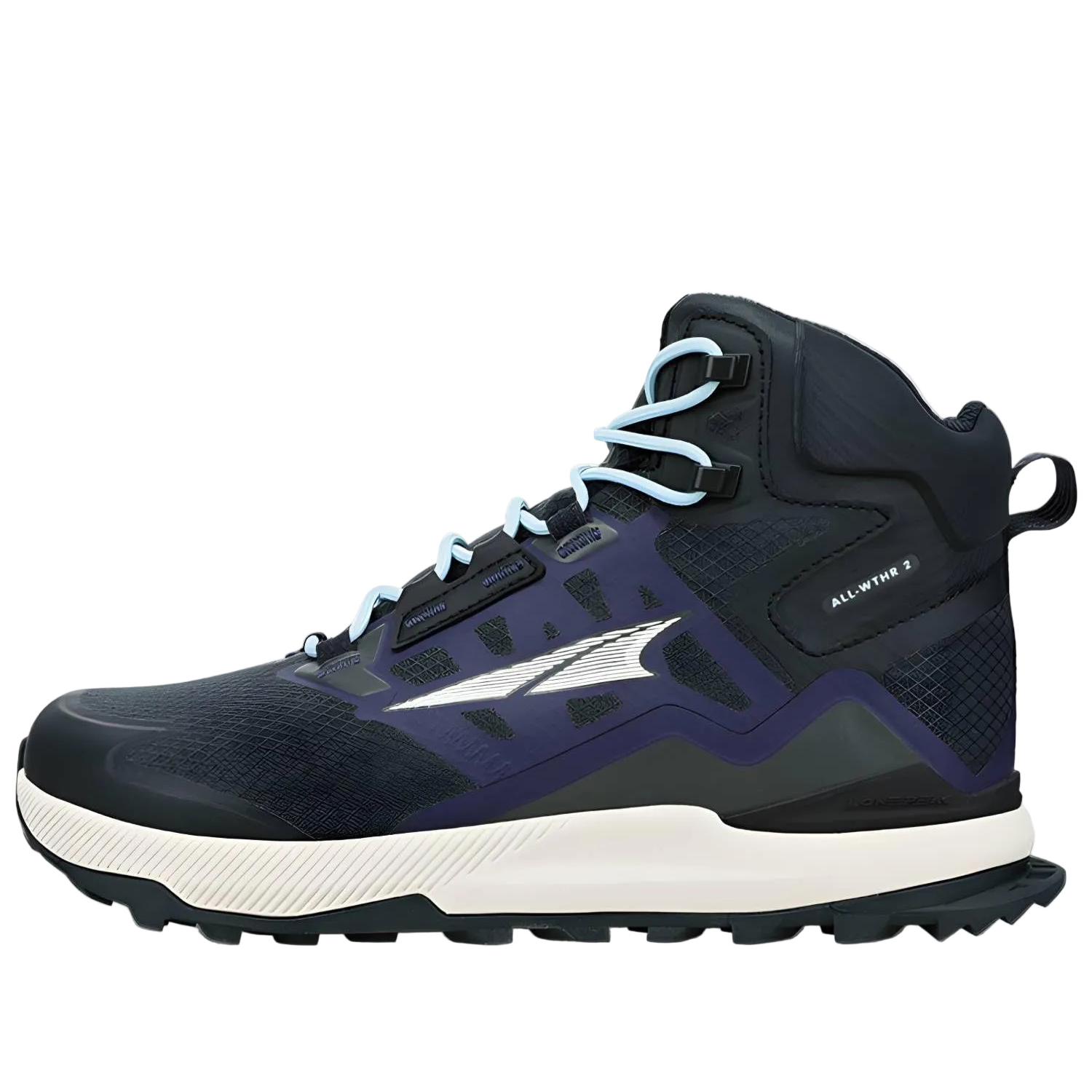 Altra LONE PEAK ALL-WTHR MID2 Trail Running Shoes For Women, Black - Ndoros