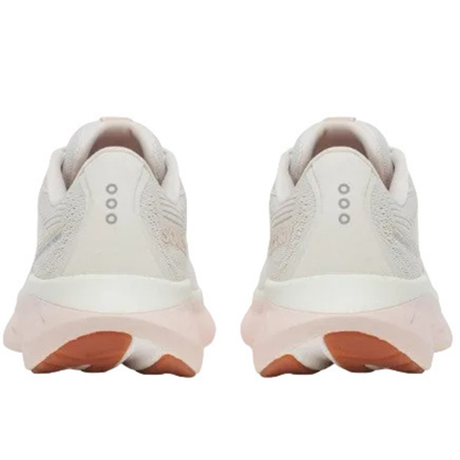 Saucony Women's Ride 18 Sneaker, Quartz/Peony - Ndoros