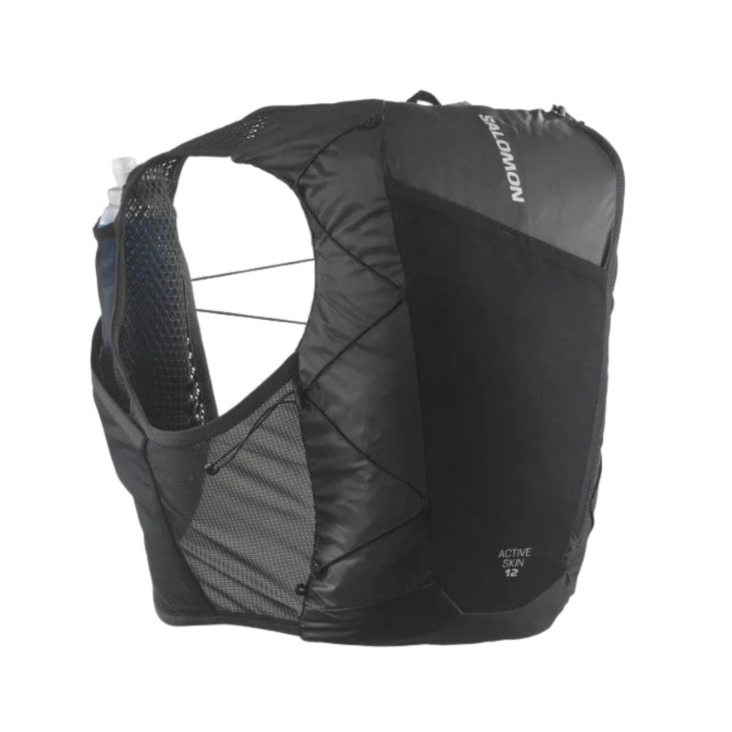 Salomon Unisex Advance Skin 12 | 12 Liter Hydration Trail Running Vest Black - Ndoros