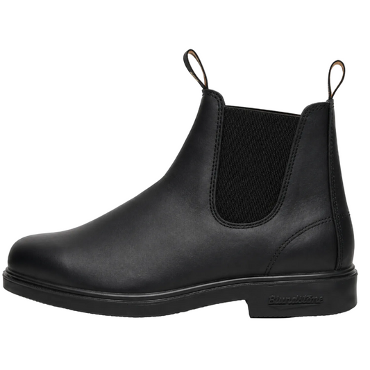 Blundstone Unisex Dress Series 063 Chelsea Boots, Wide Chisel Toe Boots with Cushioned Midsole and Premium Leather, Black - Ndoros