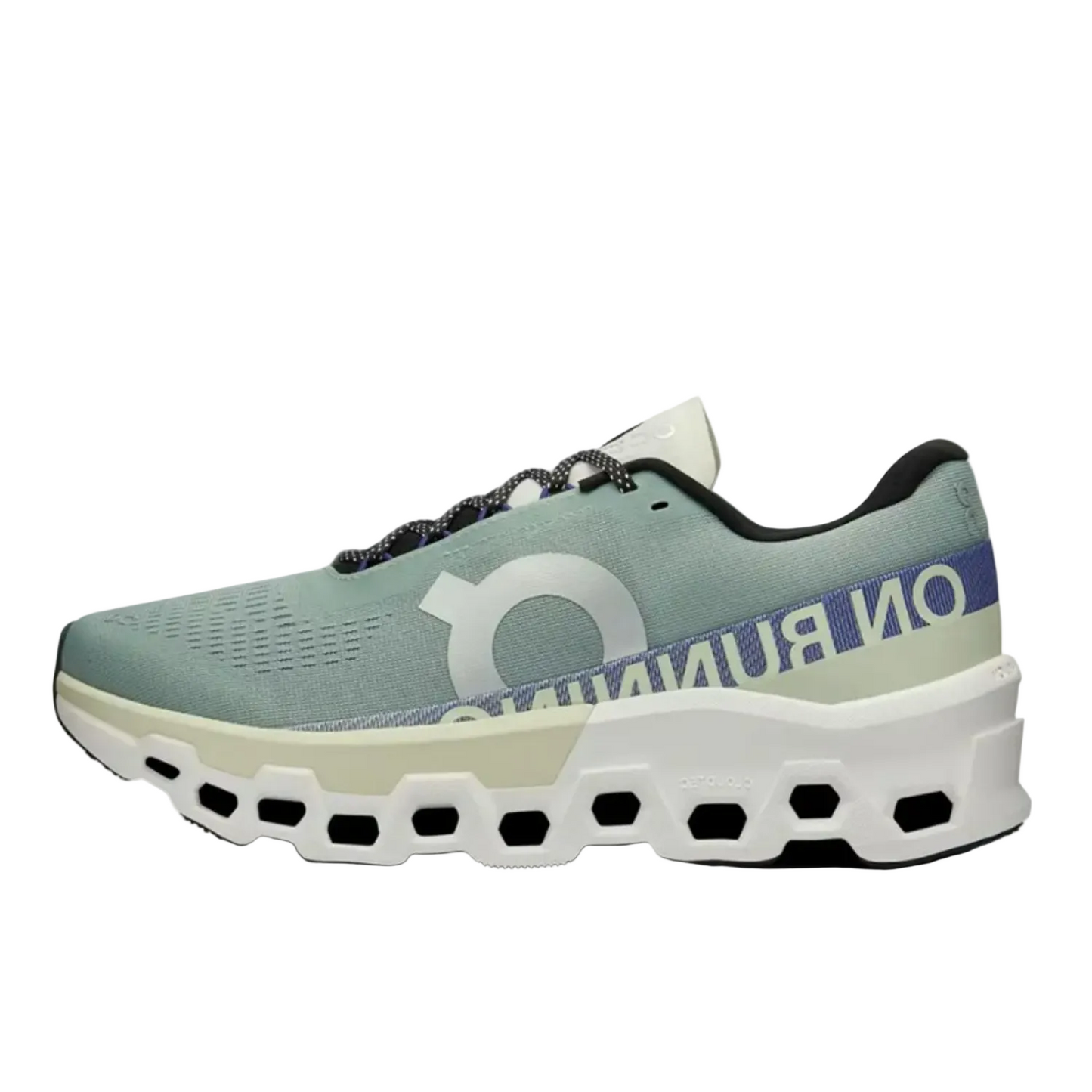 On Cloud Women's Cloudmonster 2 Running Shoes, Mineral/  Aloe