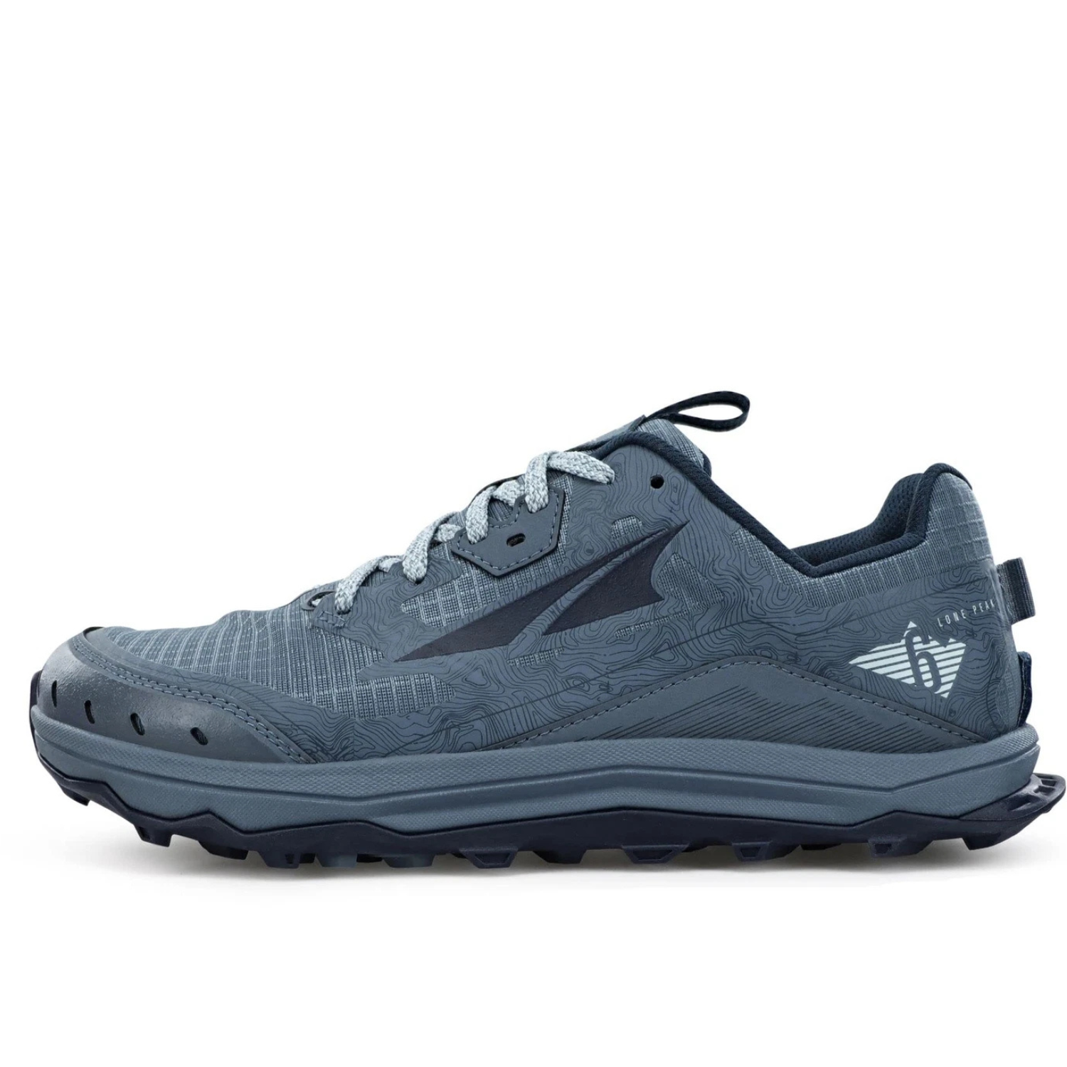 Altra Lone Peak 6 Trail Running Shoes  Women, Navy/Light Blue - Ndoros