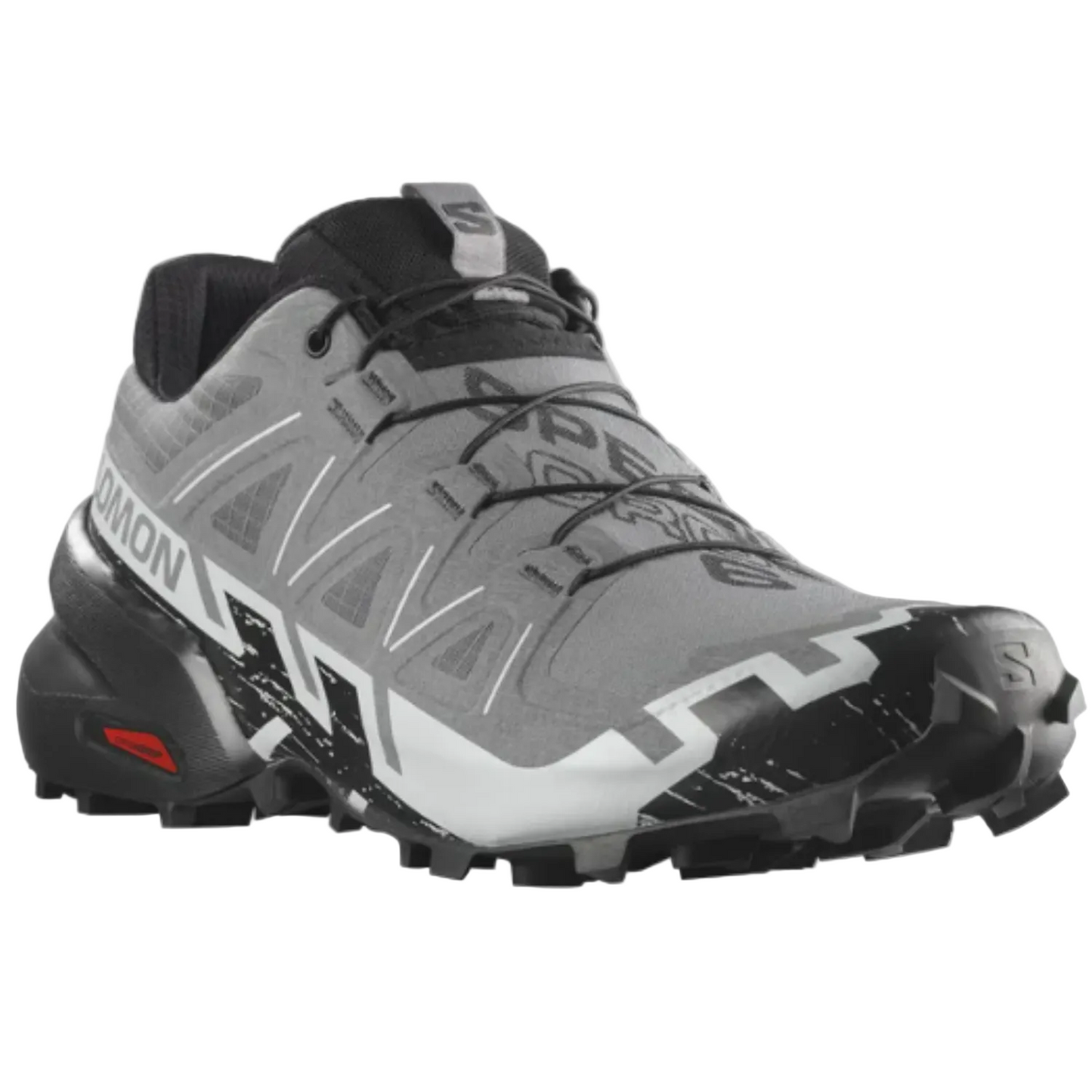 Salomon Men's Speedcross 6 Sneaker, Quiet Shade/Black/Pearl Blue - Ndoros