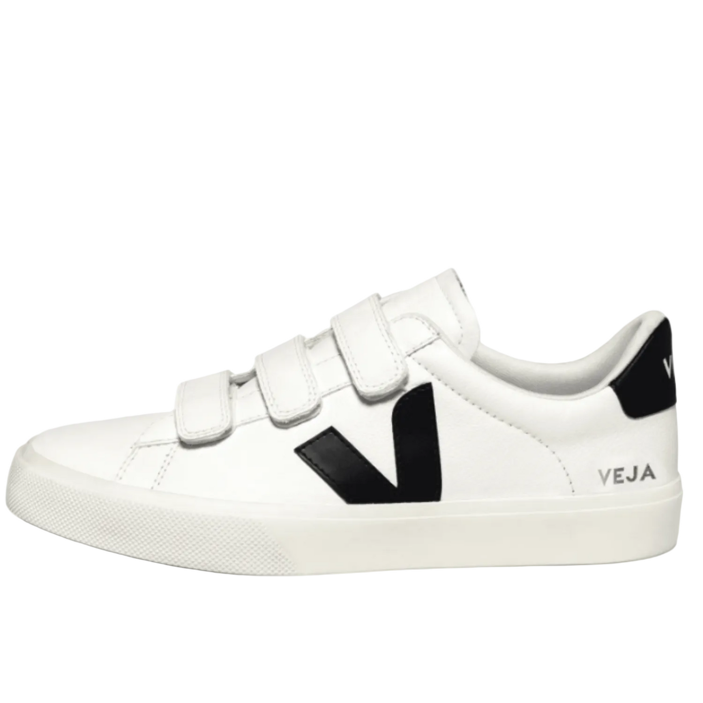 Veja Men's Recife Logo Sneaker, Extra White - Black
