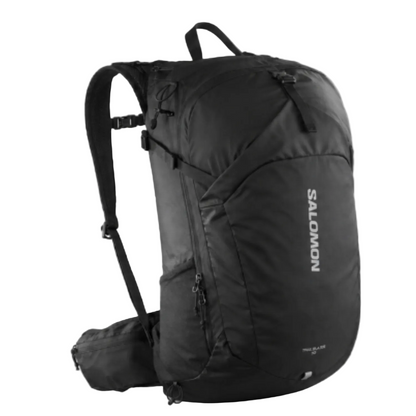 Salomon Unisex Trailblazer 30, Hiking & Trekking Backpack, 30-Liter - Black/Alloy