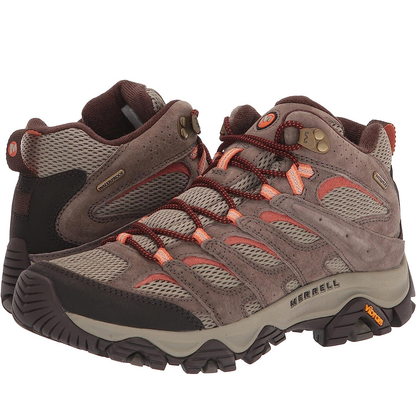Merrell Women's Moab 3 Mid Waterproof Hiking Boots, Bungee Cord - Ndoros