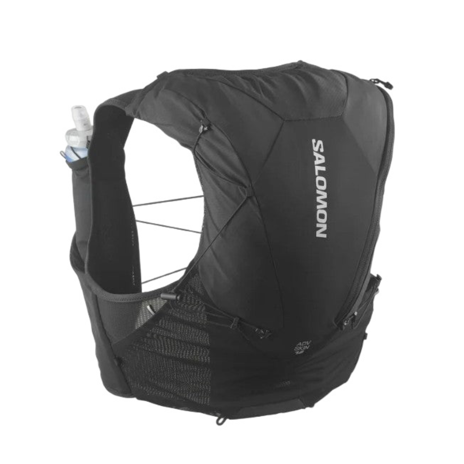 Salomon Unisex Advance Skin 12 | 12 Liter Hydration Trail Running Vest Black - Ndoros