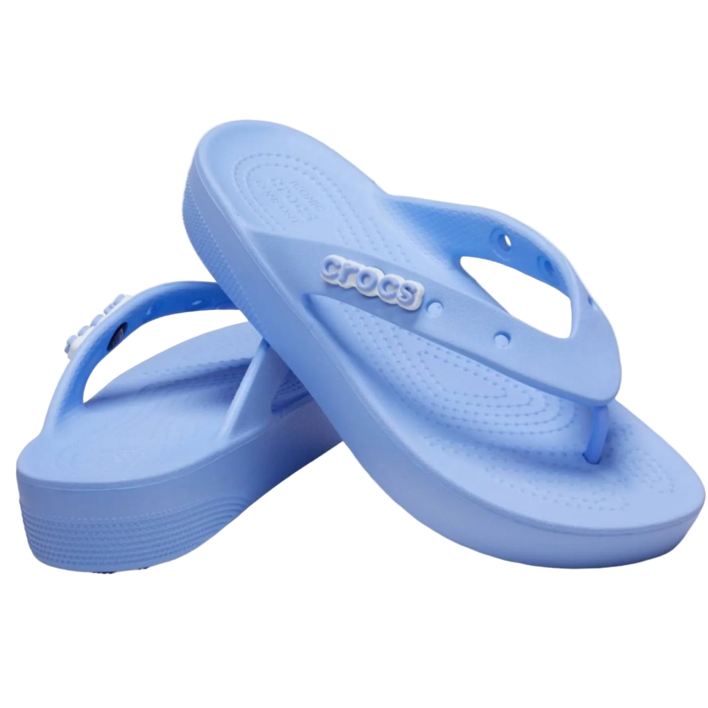 Crocs Women's Classic Flip Flops Platform Sandals