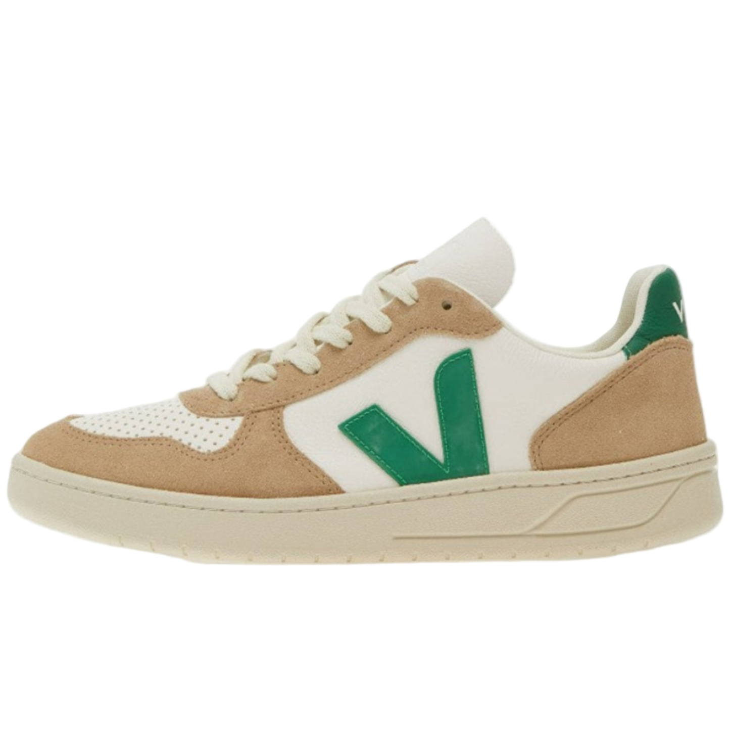 Veja Men V-12 White/Emeraude/Sahara Sneakers