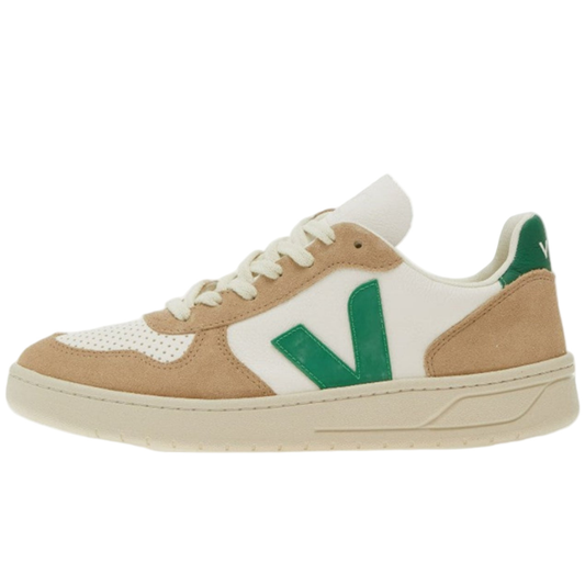 Veja Men V-12 White/Emeraude/Sahara Sneakers