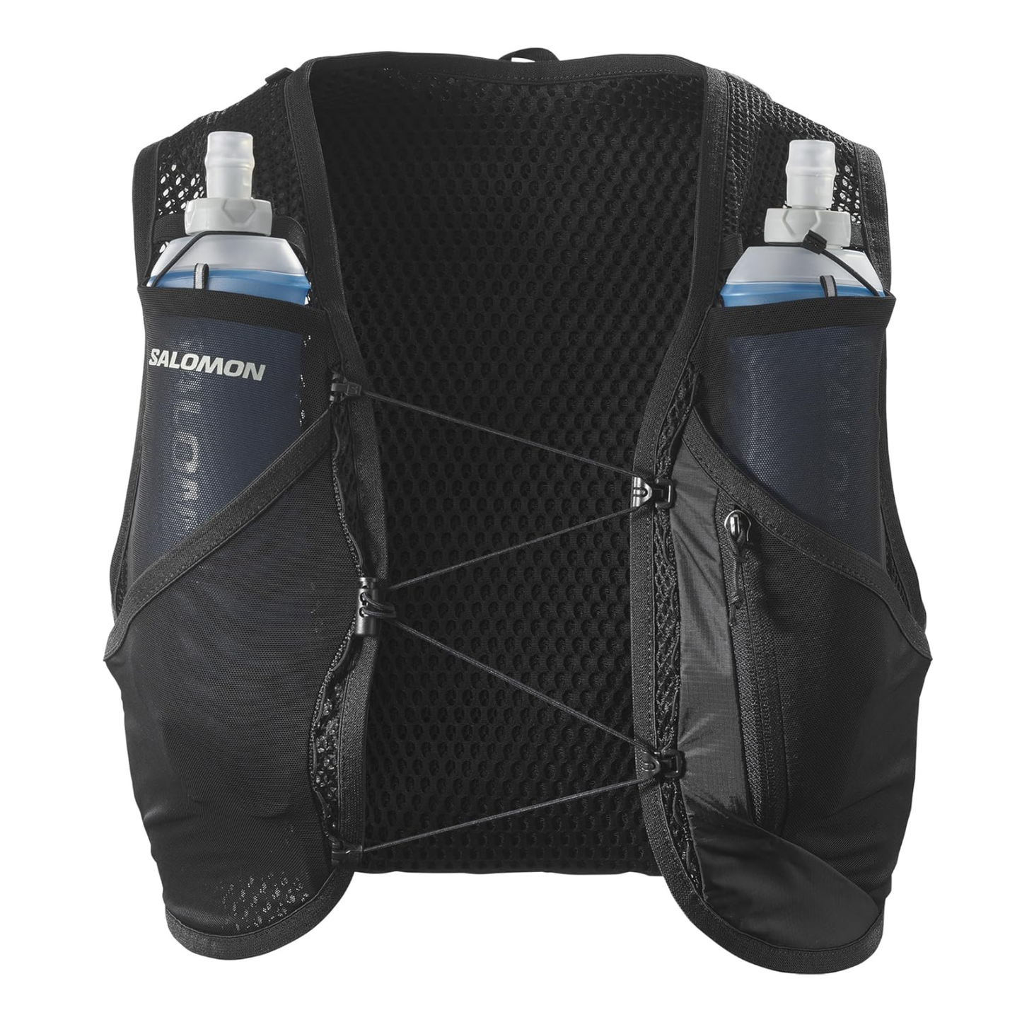 Salomon Unisex Active  Skin 8 | 8 Liter Hydration Trail Running Vest Black - Ndoros