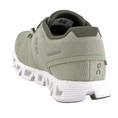 On Cloud Men's Cloud 5 Running Shoes, Chalk / Grove - Ndoros