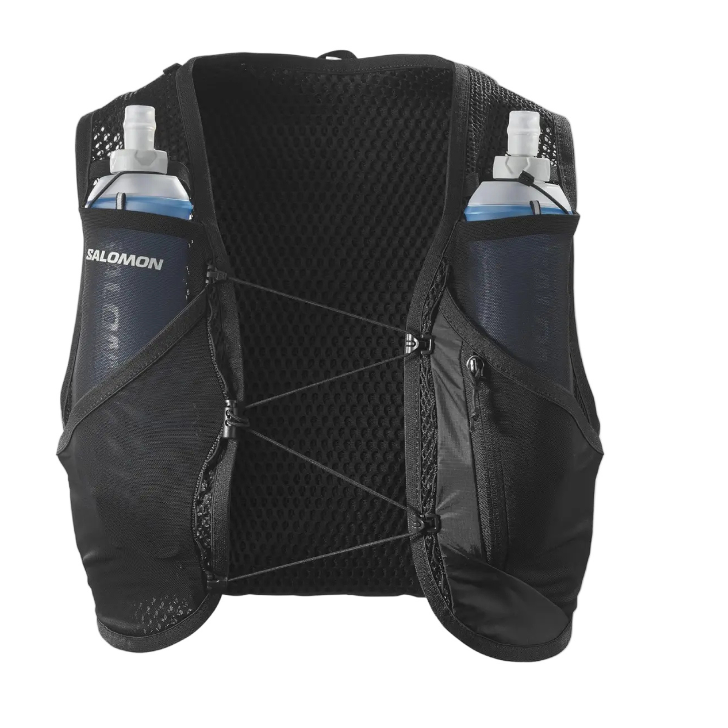 Salomon Unisex Active  Skin 8 | 8 Liter Hydration Trail Running Vest Black - Ndoros
