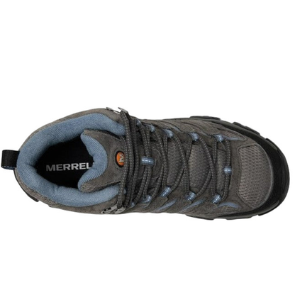 Merrell Women's Moab 3 Mid Waterproof Hiking Boots, Granite, Wide - Ndoros