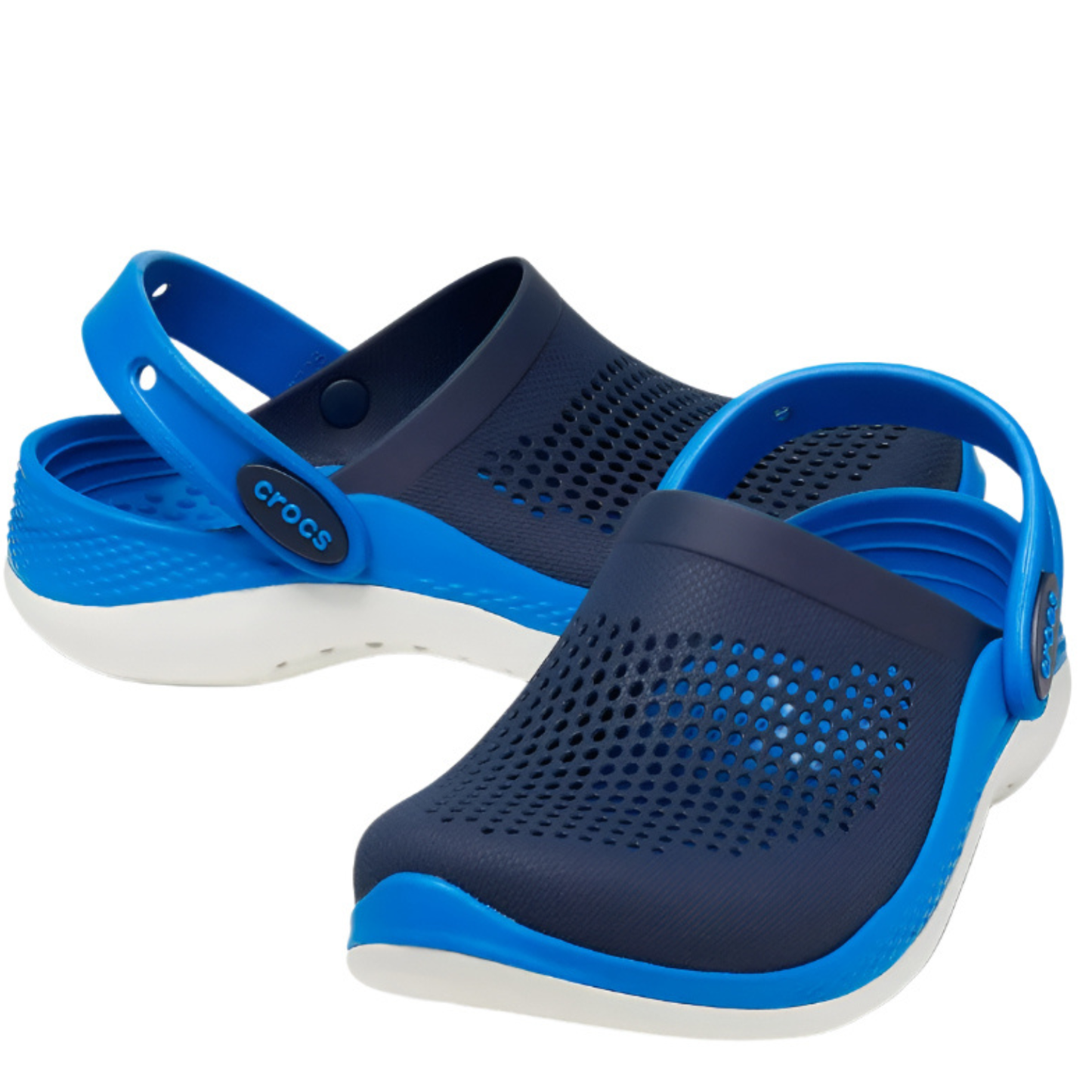 Crocs Toddlers Literade 360 Clog Navy/ Brigth Cobalt