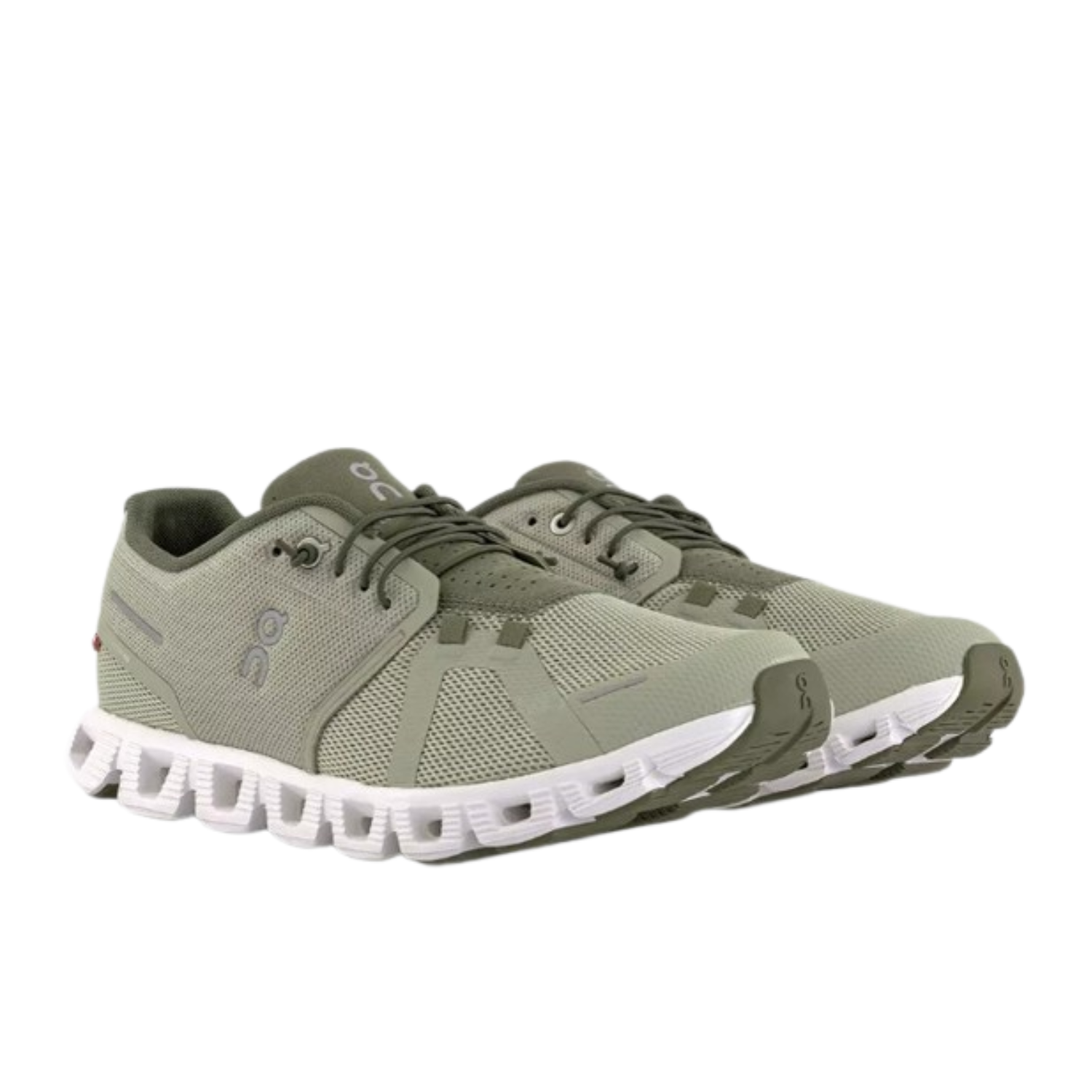 On Cloud Men's Cloud 5 Running Shoes, Chalk / Grove - Ndoros