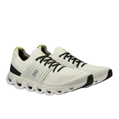 On Cloud Men's Cloudswift 3 Running Shoes, Ivory Black