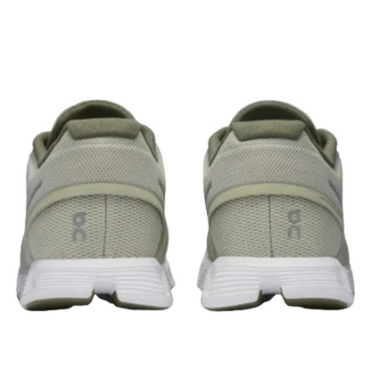 On Cloud Men's Cloud 5 Running Shoes, Chalk / Grove - Ndoros