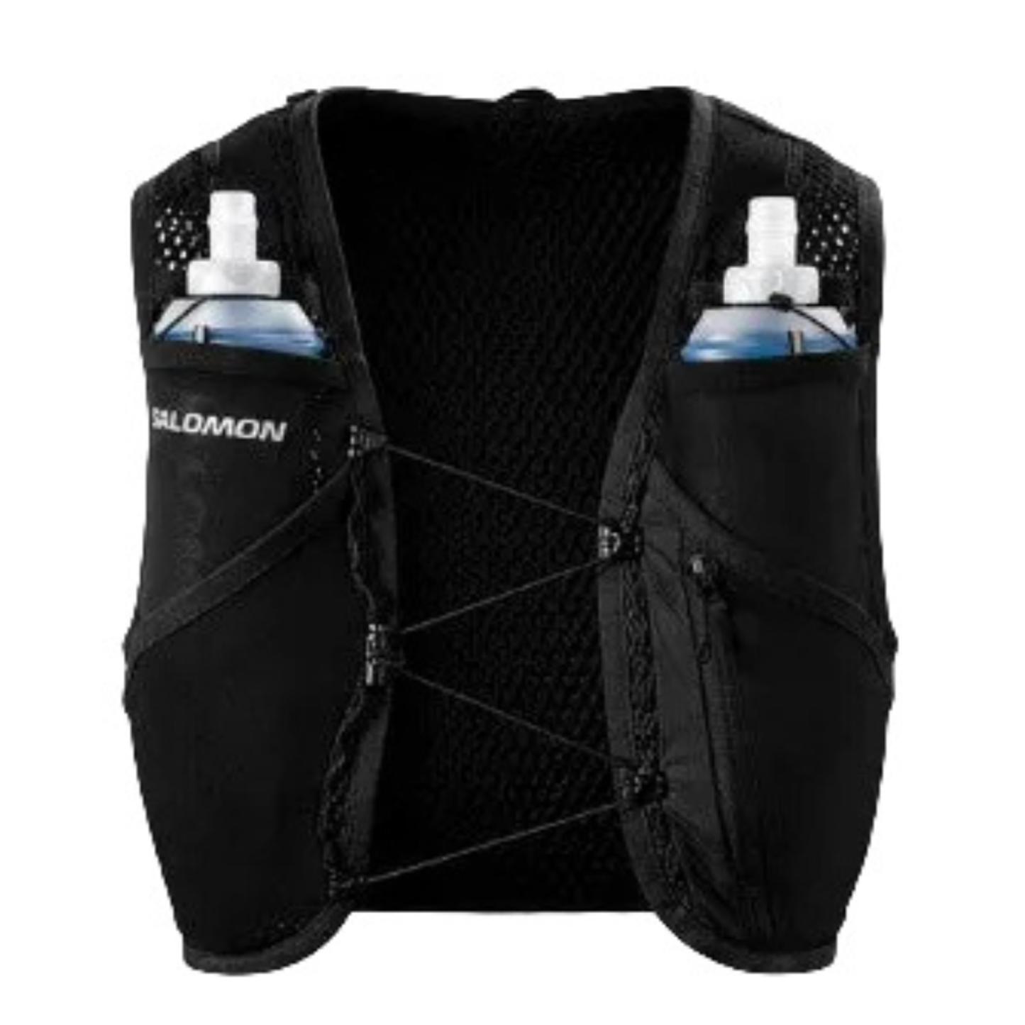 Salomon Unisex Active  Skin 5 | 5 Liter Hydration Trail Running Vest Black - Ndoros