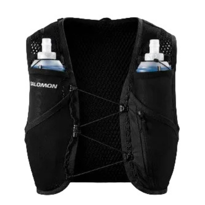Salomon Unisex Active  Skin 5 | 5 Liter Hydration Trail Running Vest Black - Ndoros