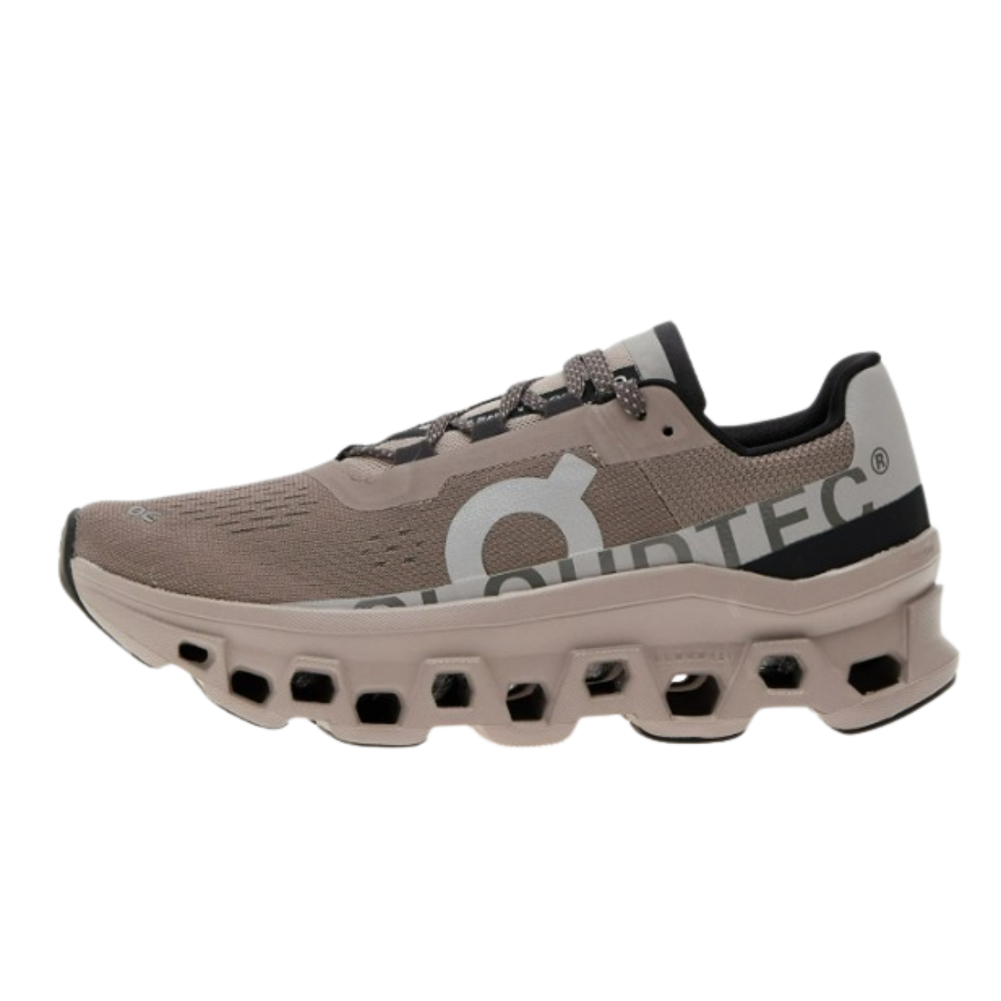 On Cloud Women's Cloudmonster  Running Shoes, Cinder / Fog - Ndoros