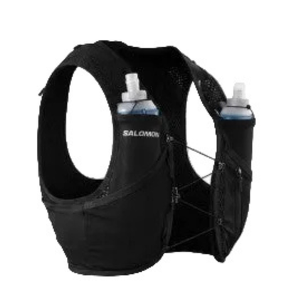 Salomon Unisex Active  Skin 5 | 5 Liter Hydration Trail Running Vest Black - Ndoros