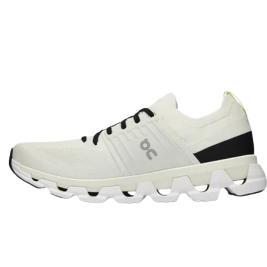 On Cloud Men's Cloudswift 3 Running Shoes, Ivory Black