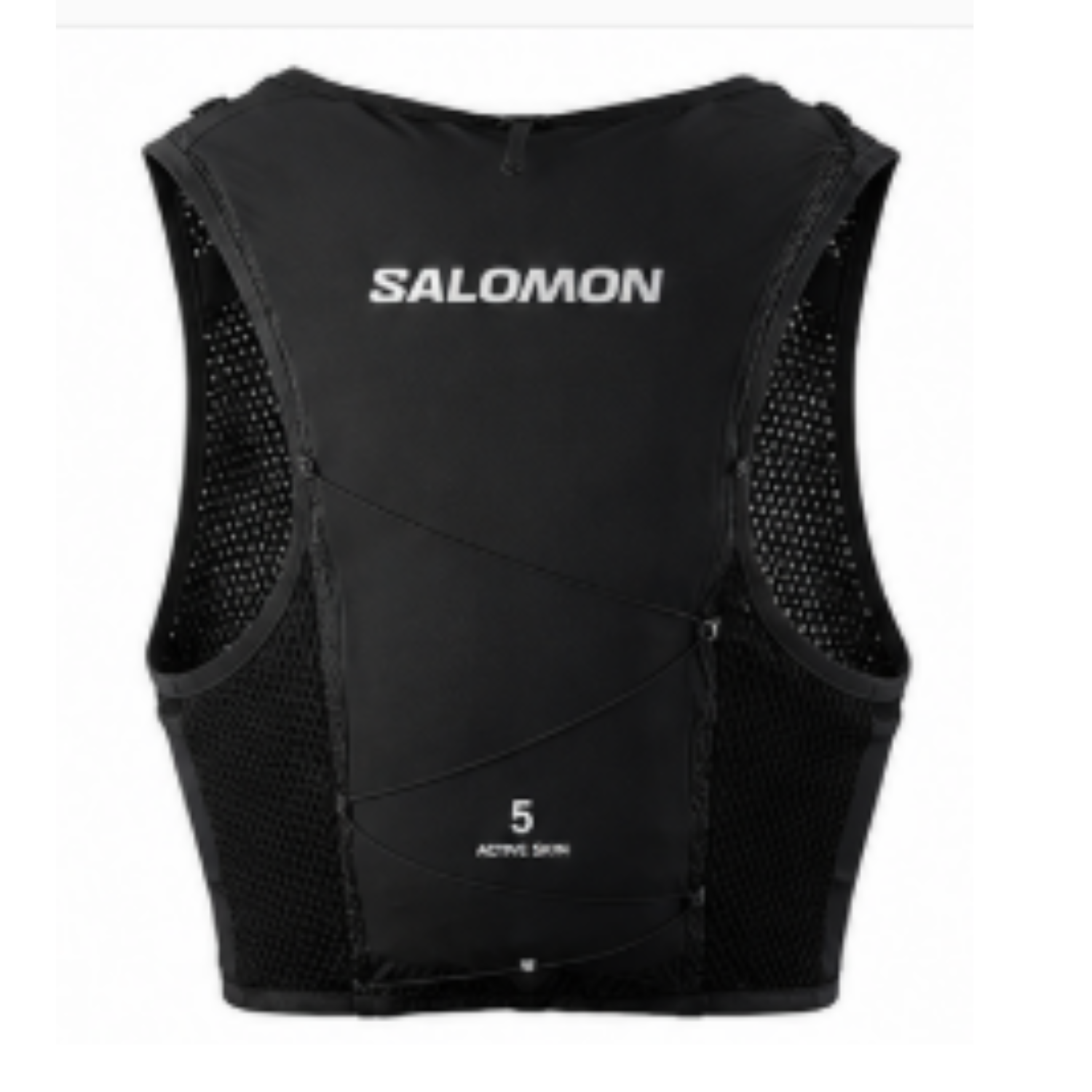 Salomon Unisex Active  Skin 5 | 5 Liter Hydration Trail Running Vest Black - Ndoros