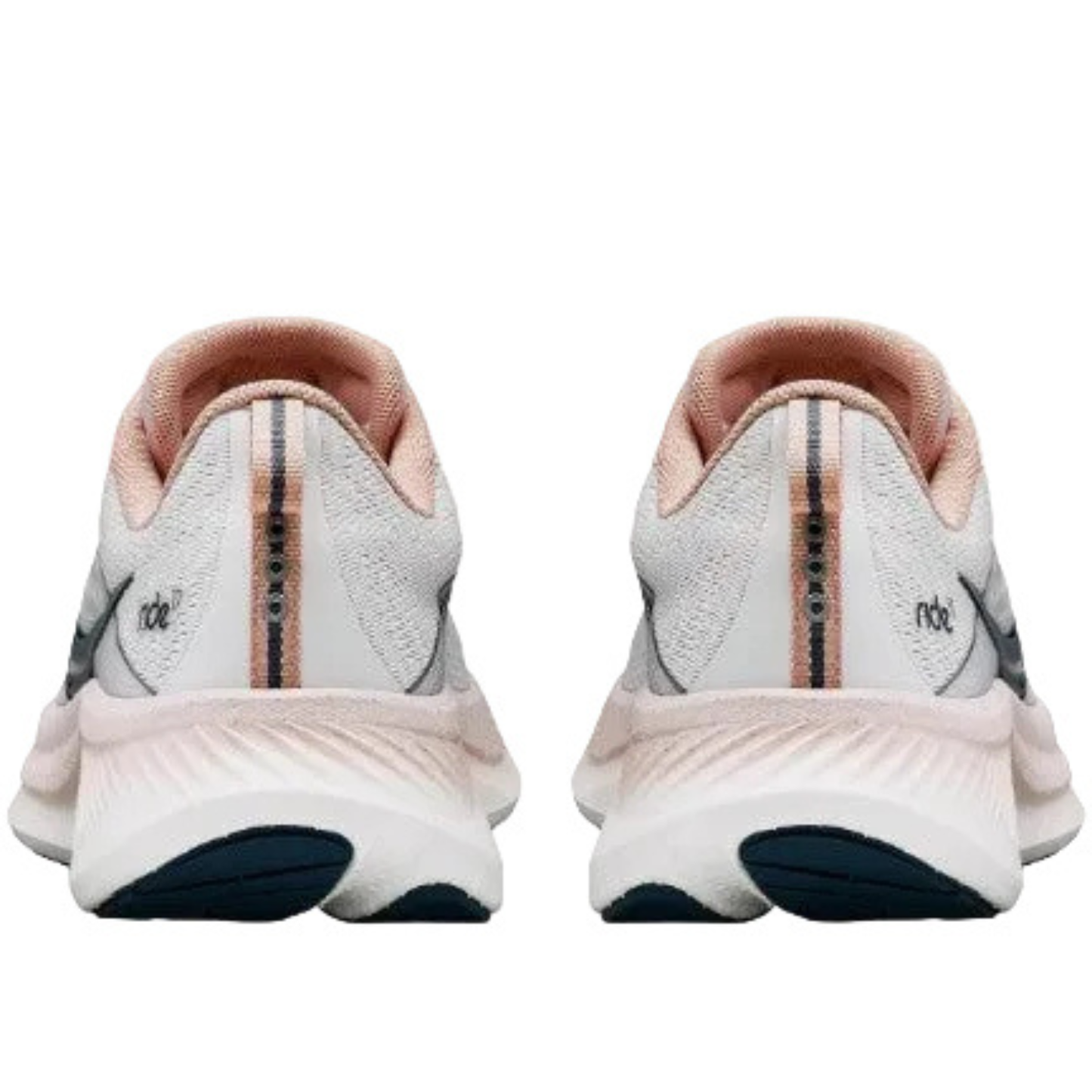 Saucony Women's Ride 17 Running Shoe, White/Lotus - Ndoros