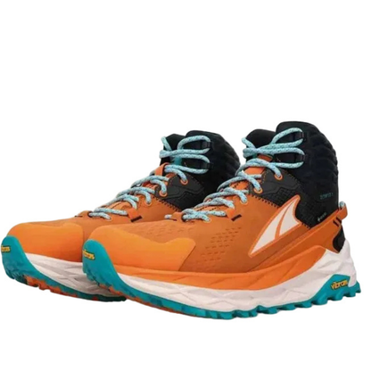 Altra Olympus 5 Hike Mid GTX Hiking Boots For Women, Gray/Orange