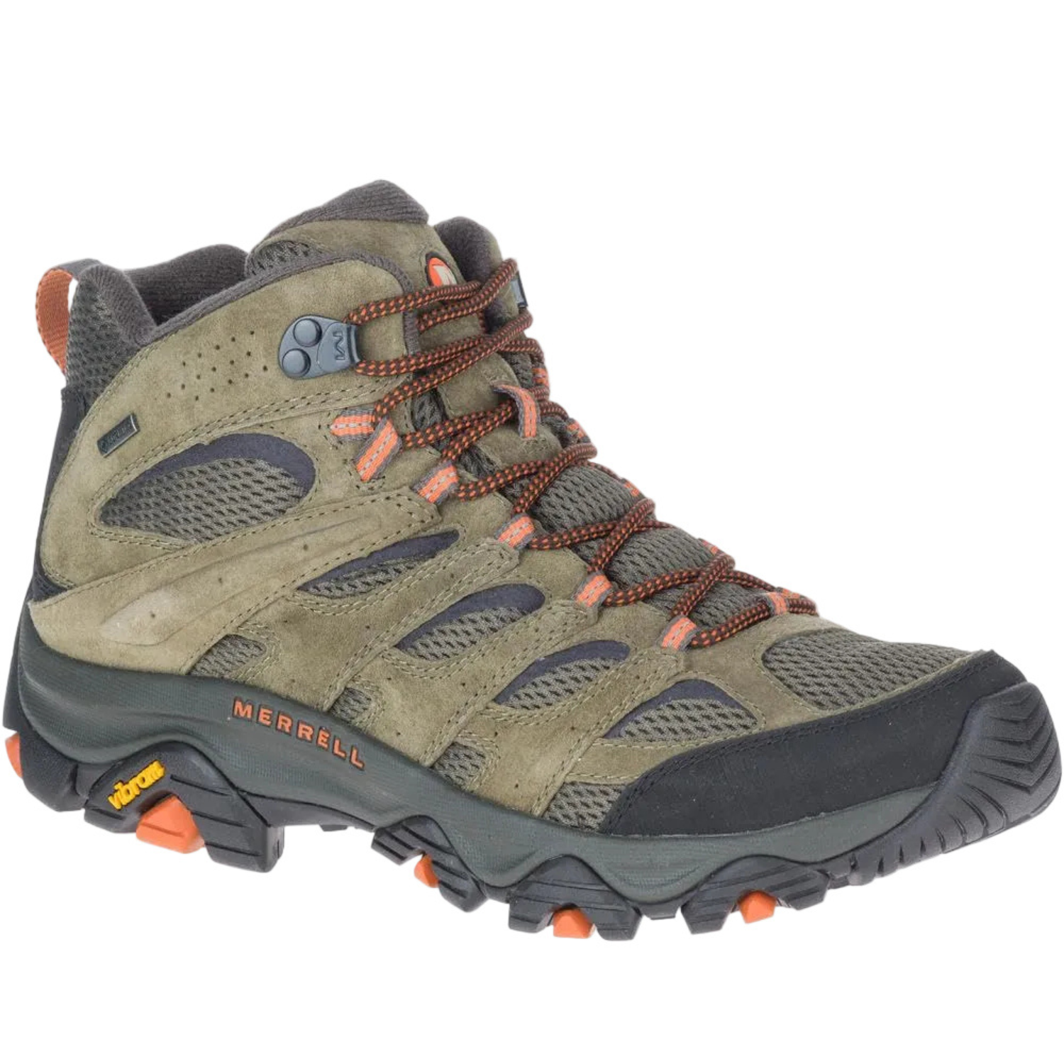 Merrell Men's Moab 3 MID GTX Hiking Boots, Olive - Ndoros