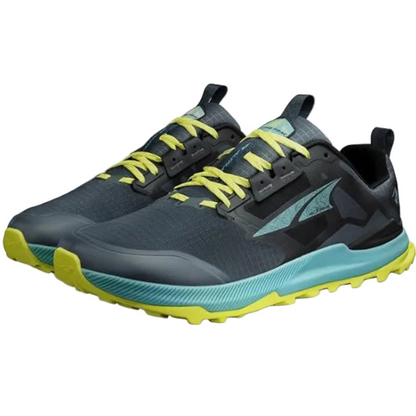 Altra Lone Peak 8 Trail Running Shoes For Men, Black/Green - Ndoros