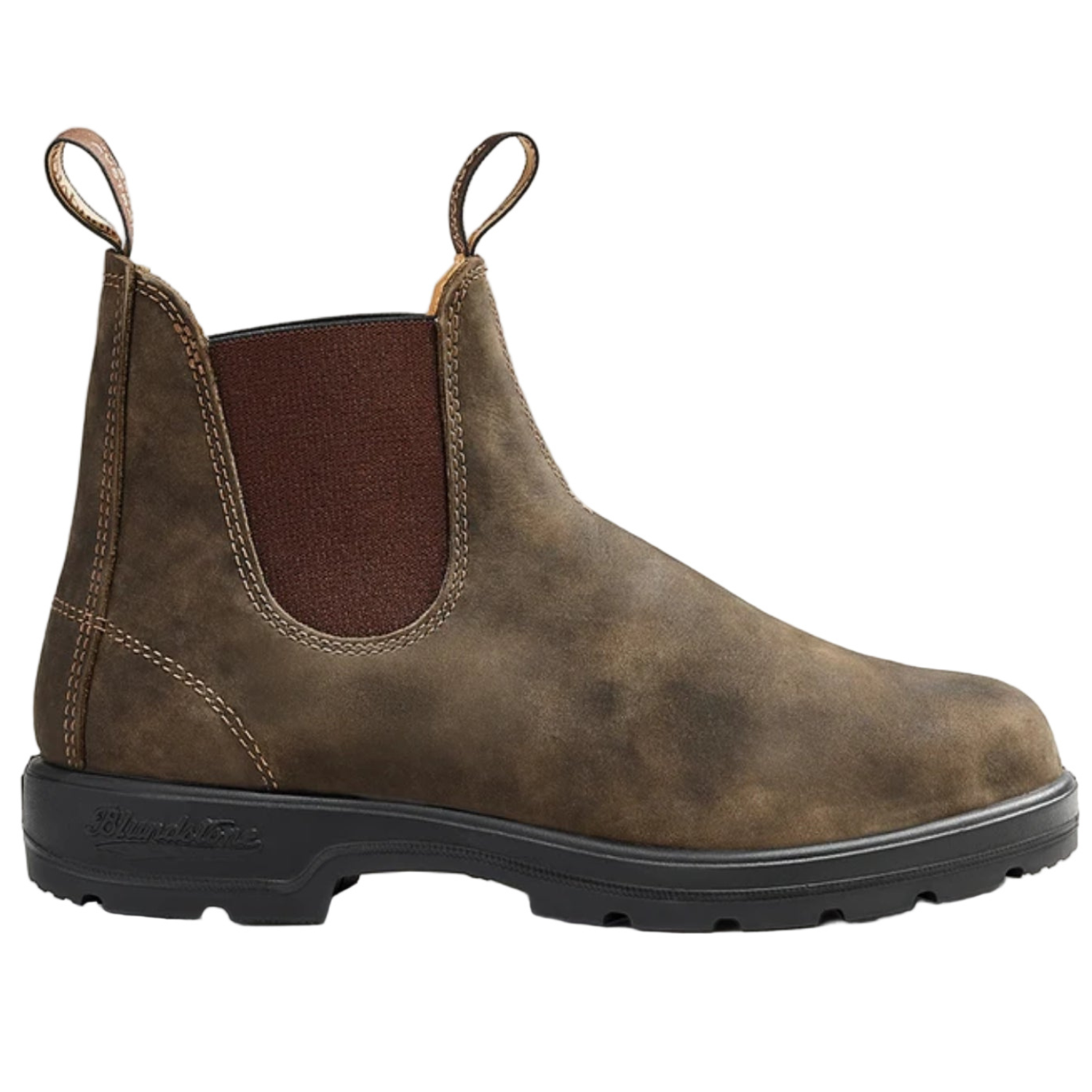 Blundstone 585 Original Series Unisex Chelsea Boots, Rustic Brown - Ndoros