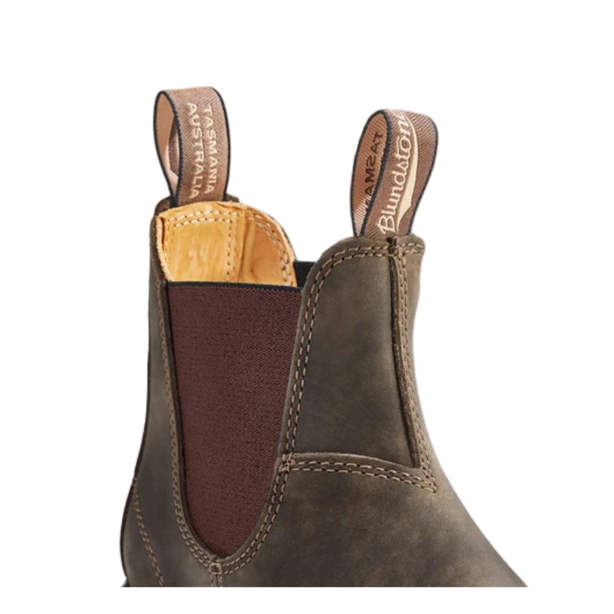 Blundstone 585 Original Series Unisex Chelsea Boots, Rustic Brown - Ndoros