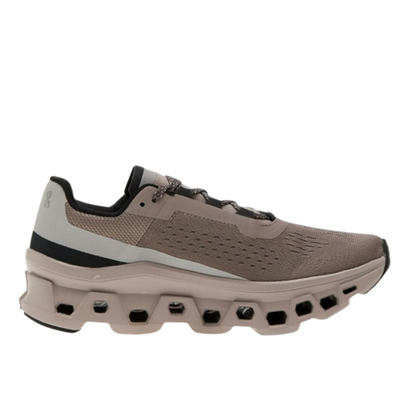 On Cloud Women's Cloudmonster  Running Shoes, Cinder / Fog - Ndoros