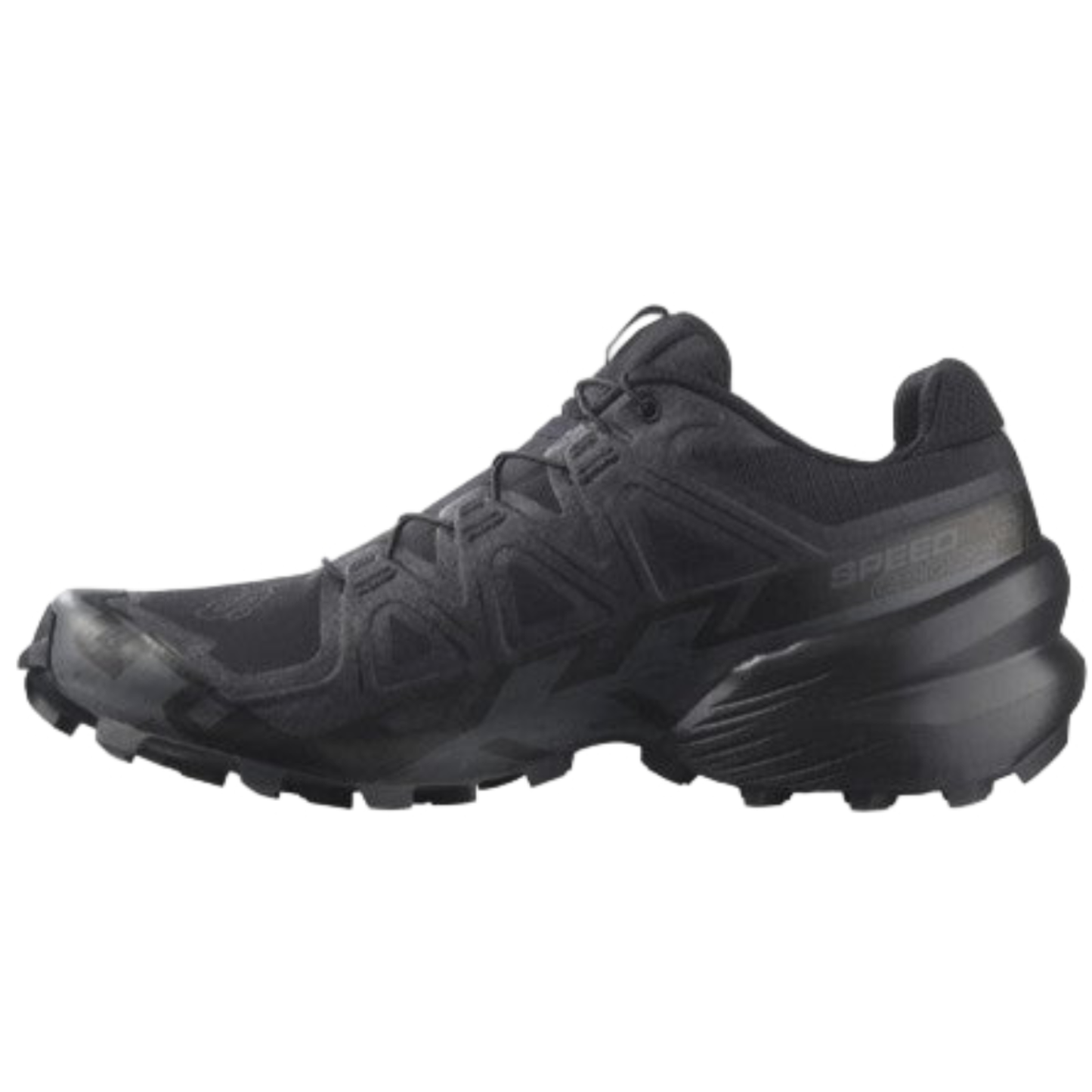 Salomon Women's Speedcross 6 Sneaker, Black/Black/Phantom - Ndoros