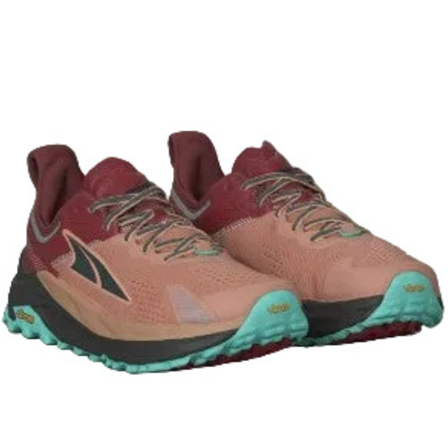 Altra Olympus 5 Trail Running Shoes For Women, Brown/Red - Ndoros
