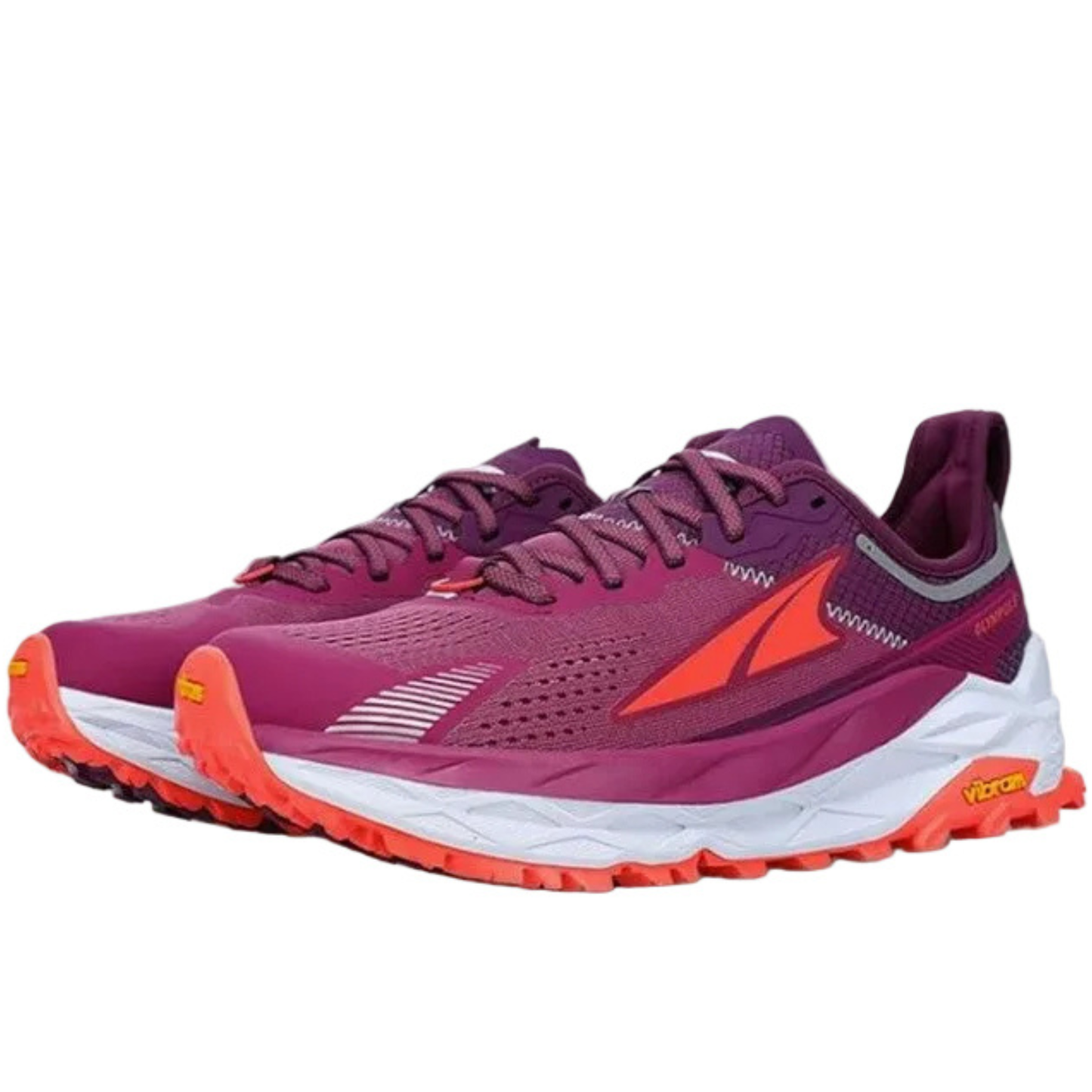 Altra Olympus 5 Trail Running Shoes For Women, Purple Orange - Ndoros