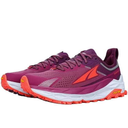 Altra Olympus 5 Trail Running Shoes For Women, Purple Orange - Ndoros