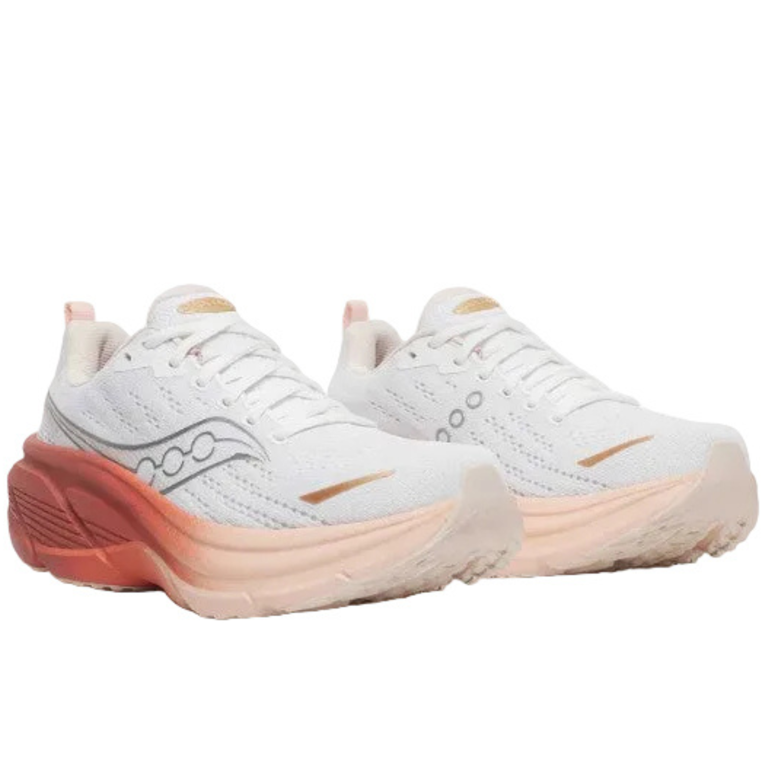 Saucony Women's Hurricane 25 Sneaker, White/Cameo - Ndoros