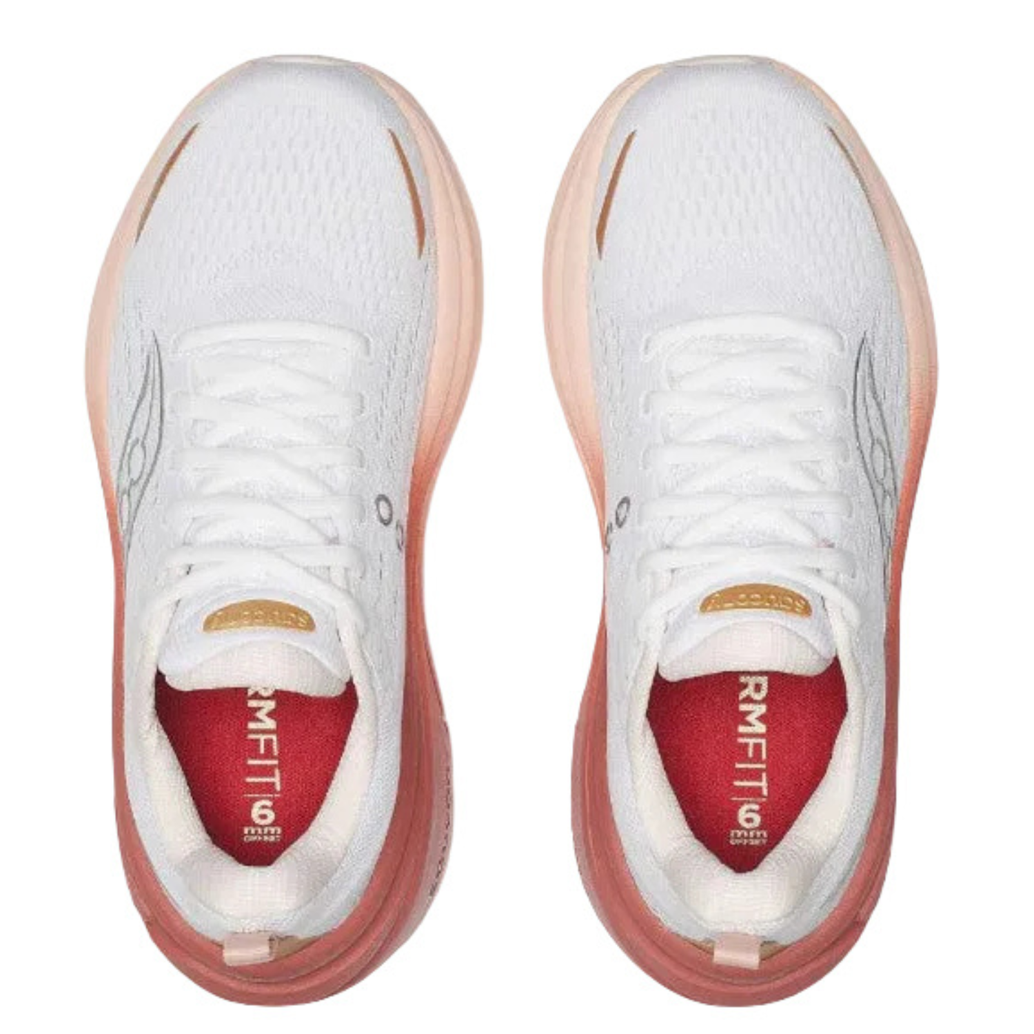 Saucony Women's Hurricane 25 Sneaker, White/Cameo - Ndoros
