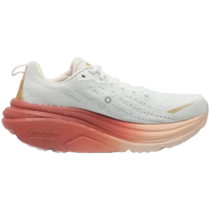 Saucony Women's Hurricane 25 Sneaker, White/Cameo - Ndoros