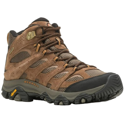 Merrell Men's Moab 3 Mid Waterproof Hiking Boots, Earth - Ndoros