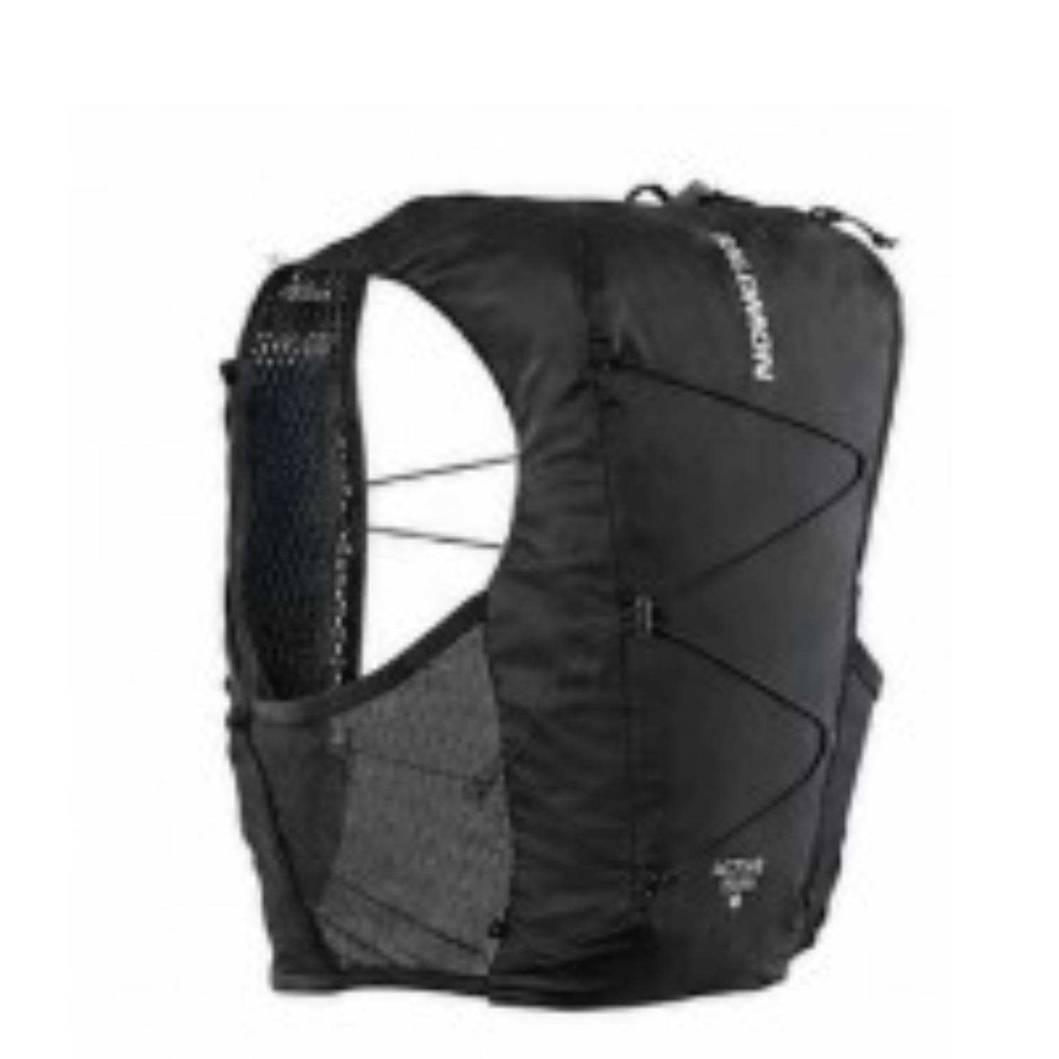 Salomon Unisex Active Skin 8, Hydration & Storage Vest with 500ml Flasks Included - Black / Metal - Ndoros