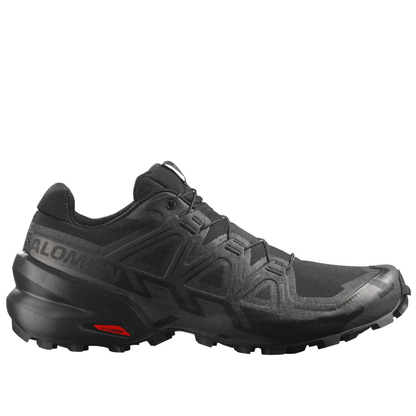 Salomon Woman Speedcross 6 Black/Black/Phantom Trail Running Shoes - Ndoros